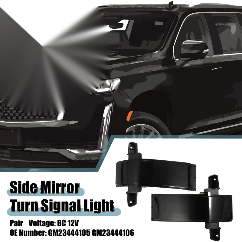 Cadillac Escalade Yellow 1 x Side Mirror Turn Signal Light