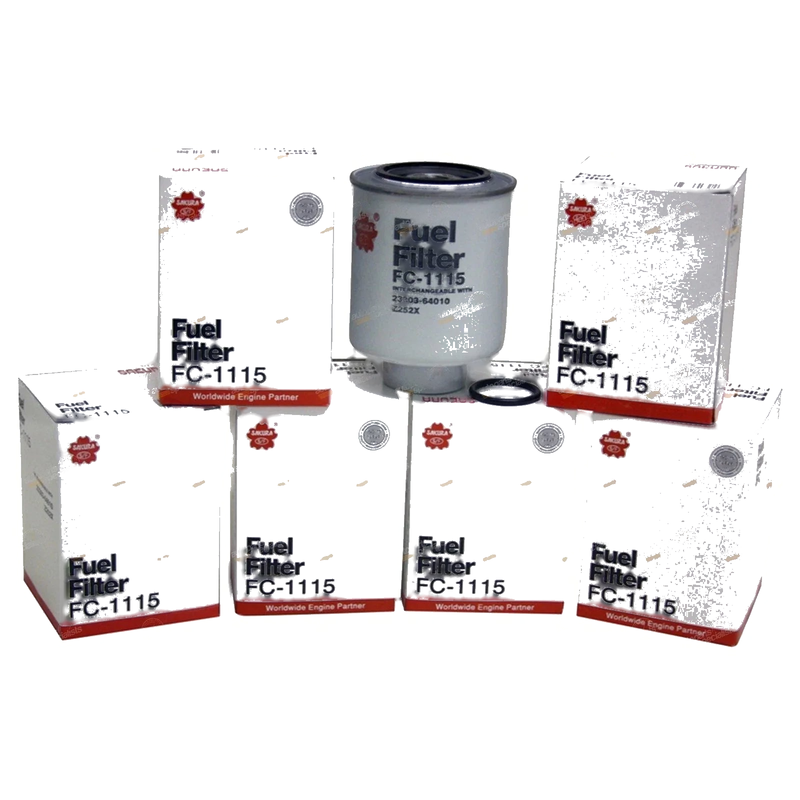 Toyota Hilux Surf 2LT 1KZT Diesel Fuel Filter - 6 Pack