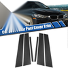 BMW 3 Series F30 Carbon Fiber Pattern Pillar Post Cover Trim (2012 - 2019)