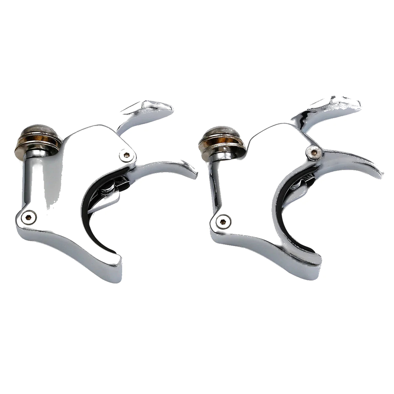 Harley V Rod VROD, Sportster XL1200X 49mm Chrome Windshield Clamps (02-10)