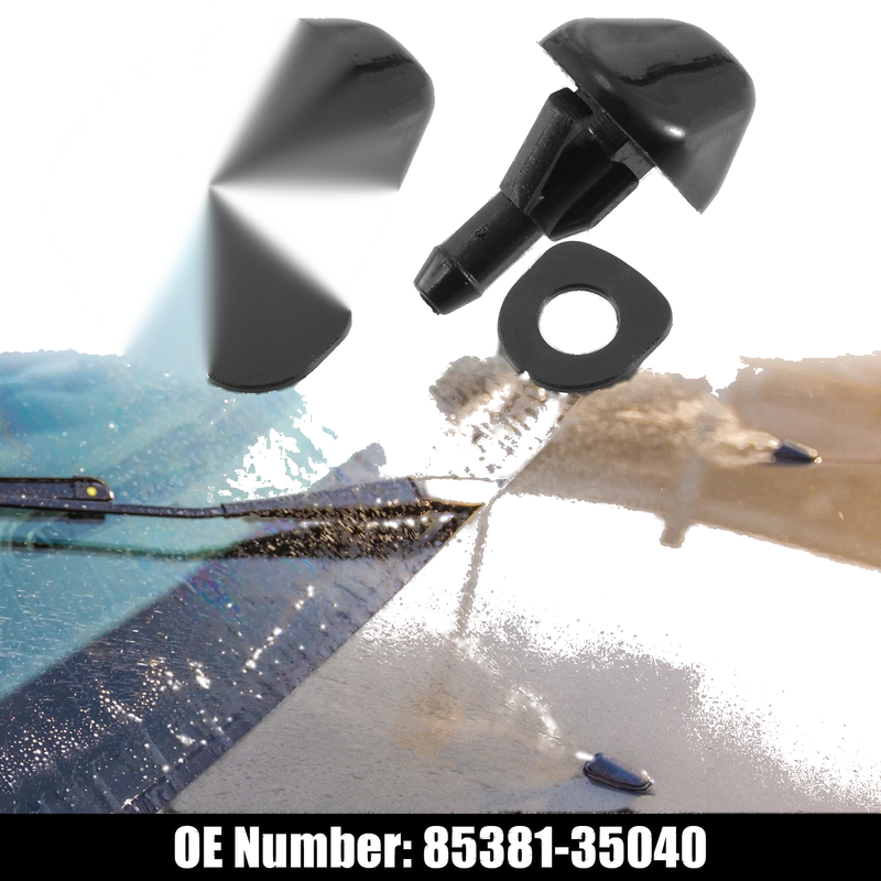 Toyota 4Runner 2pcs Front Windshield Washer Nozzle Wiper Jet (1989–2026)