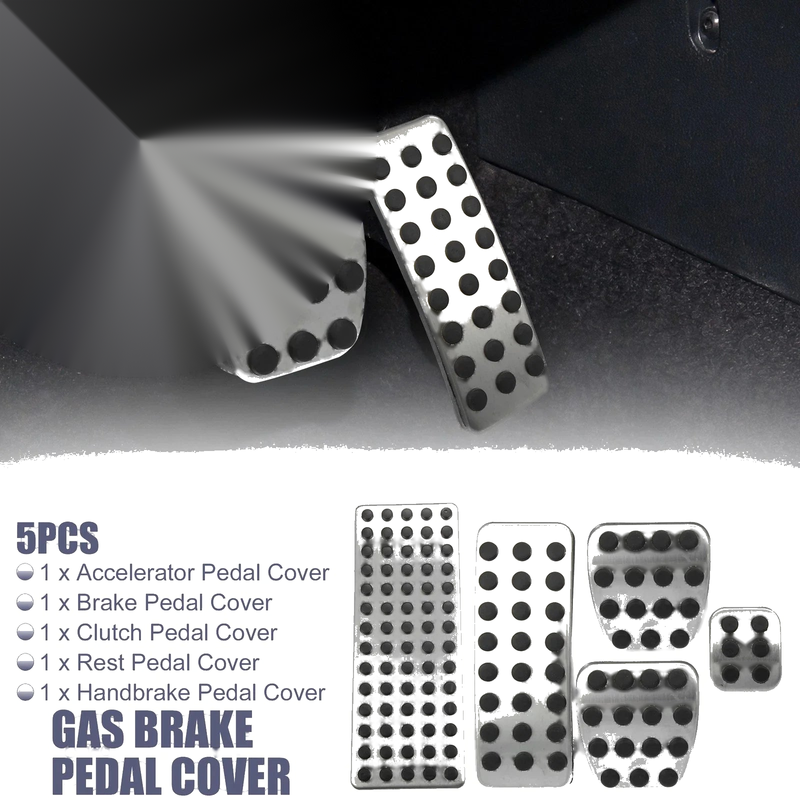 Mercedes-Benz A B CLA GLA 5 Pcs Accelerator & Brake Pedal Covers