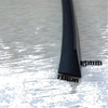 Car Side Casement Black Rubber V-Shaped Seal Strip 4m