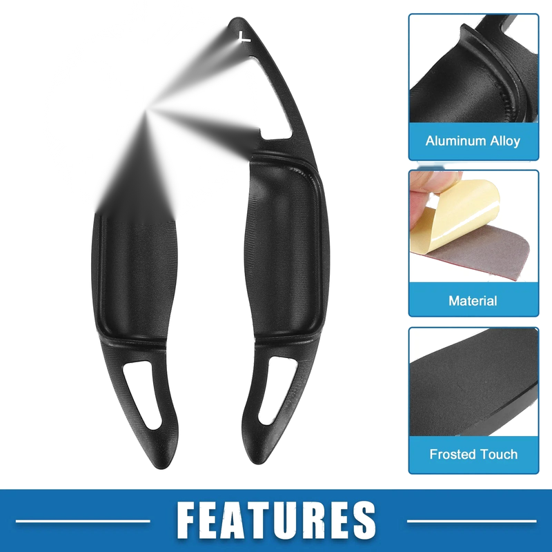 Toyota Camry (2018-2023) -  Black Steering Wheel Shift Paddle Covers
