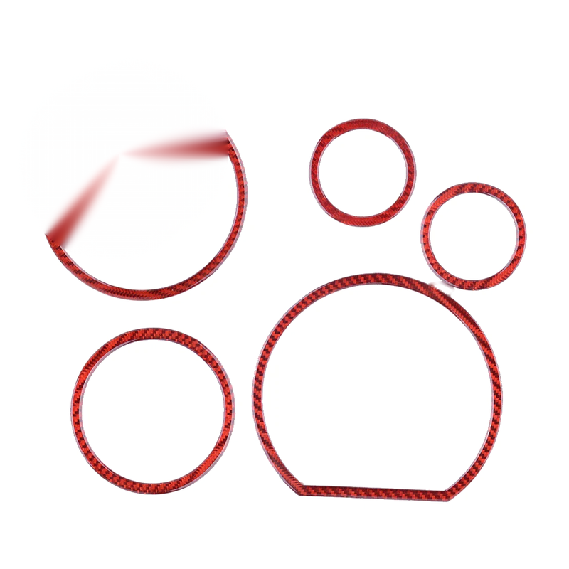 Toyota Tundra Red Carbon Fiber Speedometer Cover Trim (2007-2013)