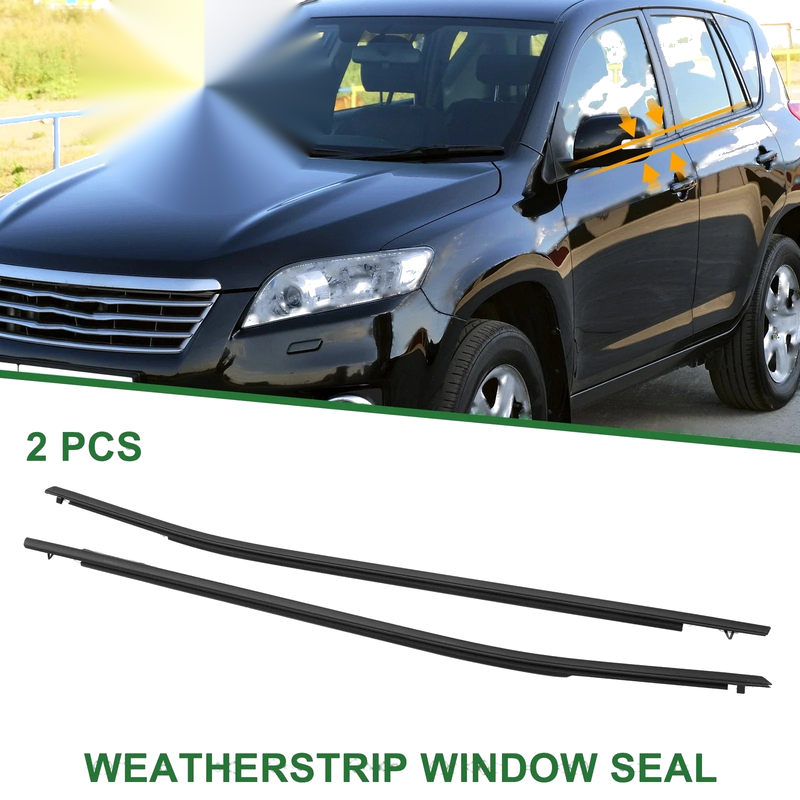 Toyota Rav4 2 x Front Left & Right Weatherstrip Window Seal