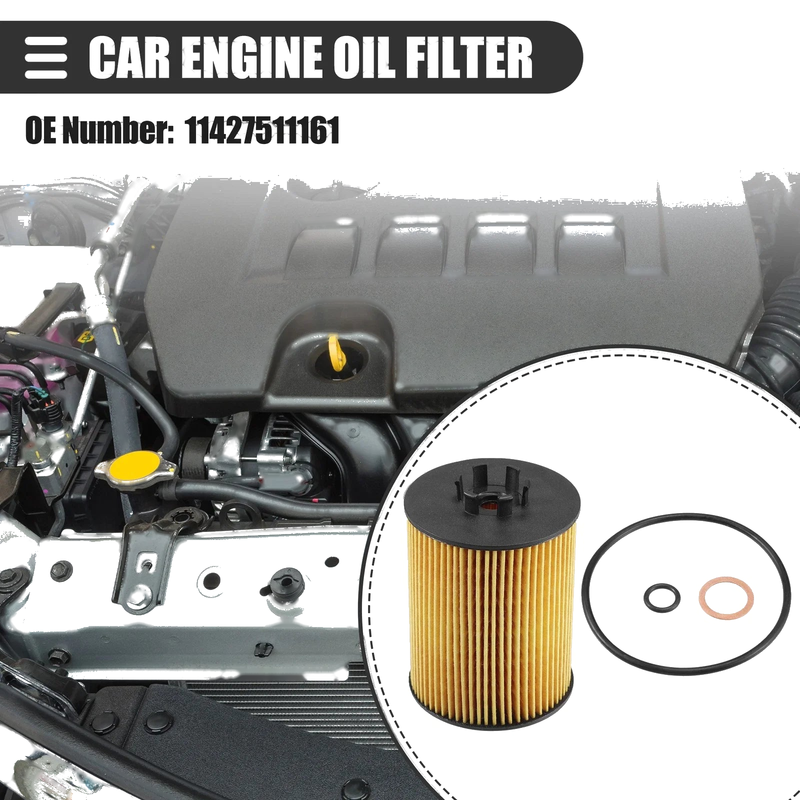 BMW 545i 645Ci 745i with Gasket Set Engine Oil Filters