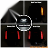 Harley Touring FLHR CVO Rear Fender Extension with LED Turn Signal Light