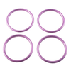 Audi A1 S1 2010-2018 Purple 4x Air Condition Vent Outlet Trim Rings