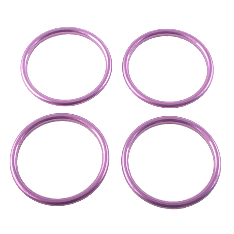 Audi A1 S1 2010-2018 Purple 4x Air Condition Vent Outlet Trim Rings