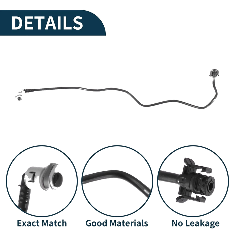 Volvo XC60 (2010-2014) Black Plastic 1 Pcs Radiator Hose Coolant Pipe