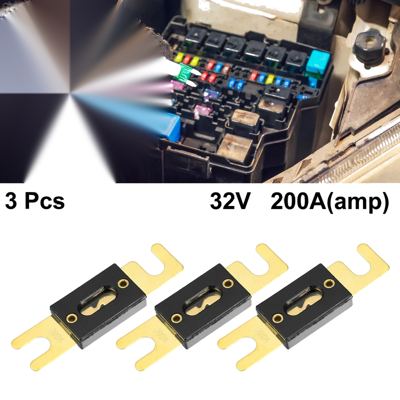 Cars, Trucks, Motorcycles, Boats & Audio CDs 3 x 200A ANL Fuse