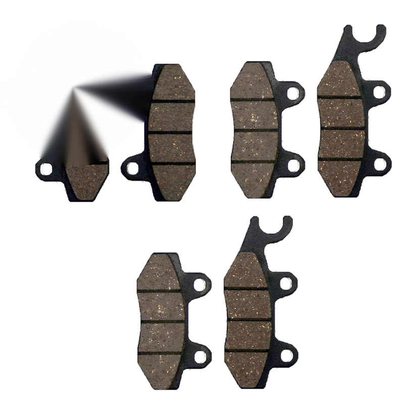 Can-Am Commander 1000 Front & Rear Semi-Metallic Brake Pads (2011–2018)