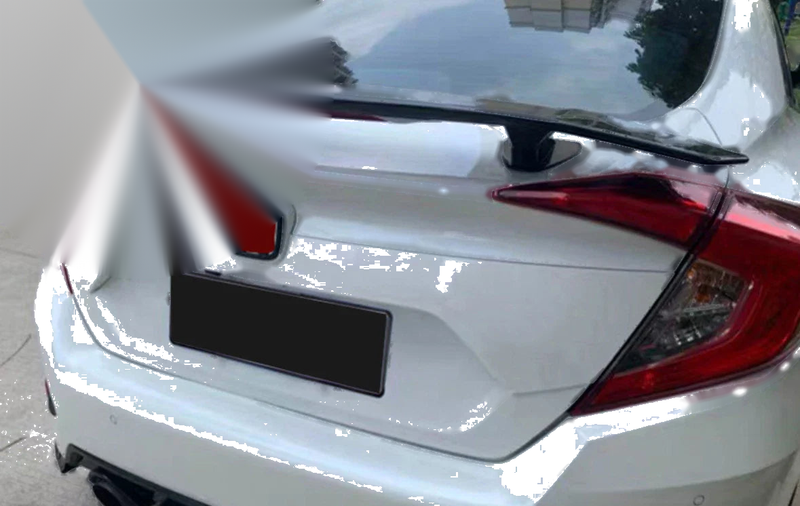 Audi A6 Sedan with Light Glossy Black Universal Rear Wing Spoiler (Year-Year)