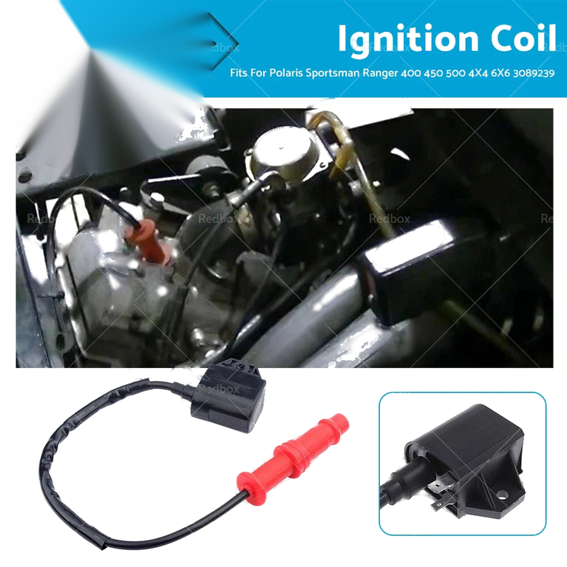 Polaris Sportsman Ranger 400 450 500 4X4 6X6 Ignition Coil (2004-2014)