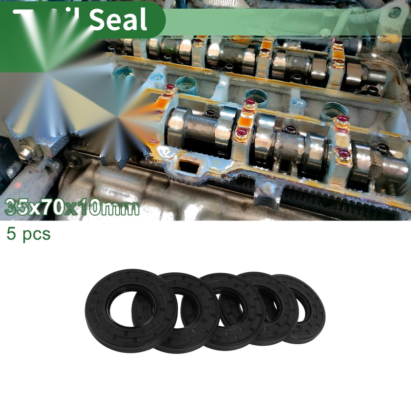 Make Model Oil Seal / 35x70x10mm / NBR Rubber Rotary Shaft Seal
