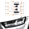 Audi Q7 LED boards DRL Turn signal Left/Right Chips (2015–2023)
