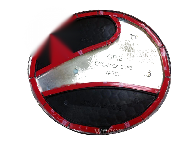Mazda CX-5 (2013-2015) - Chrome & Black Fuel Cap Door Cover