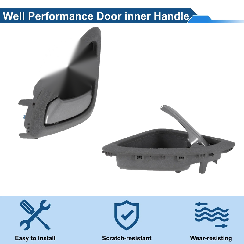 Chevrolet Sail Gray Chrome Front Passenger Door Handle (2010-2014)