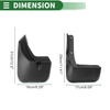 Lexus RX Mud Flaps Splash Guards Front & Rear
