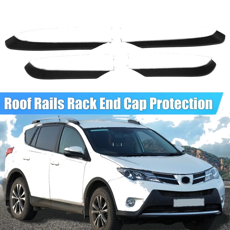 Toyota RAV4 1 Set / Roof Rack Rail Cover End Shell Cap (2013–2018)