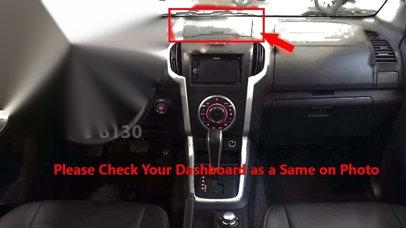 Isuzu MU-X 2013-2018 (LHD) 2 x Covers Dashboard Mat Cover