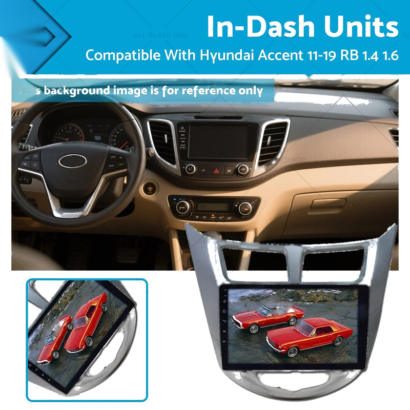 Hyundai Accent 9" Touch Screen CarPlay In-Dash Stereo (2011-2019)