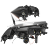 Landcruiser 80 Series Angel Eyes LED Projector Headlights BLACK (1989–1997)