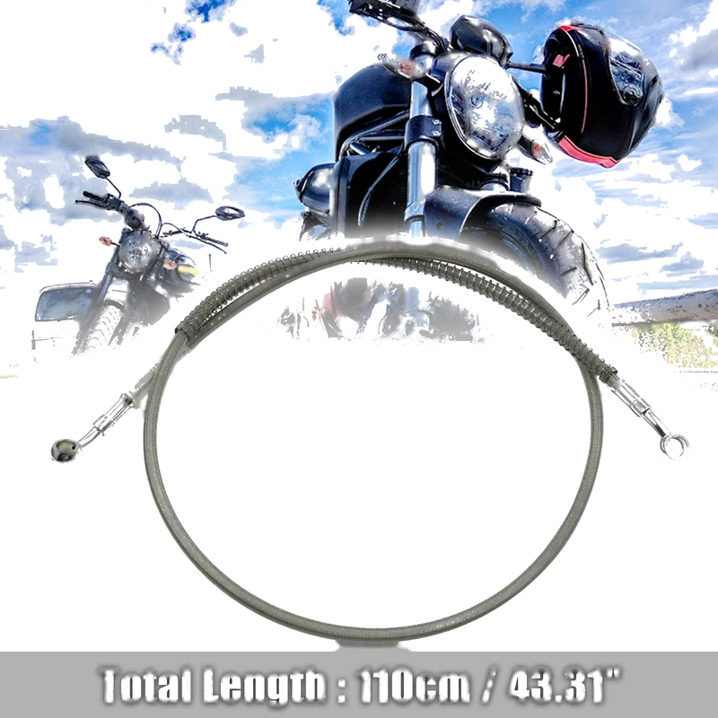 Motorcycle 110cm Stainless Steel Clutch Hydraulic Oil Hose Line