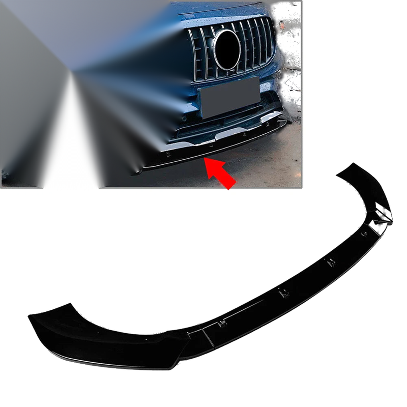 Mercedes Benz GLB-Class (2020-2023) Black Front Bumper Splitter Lip