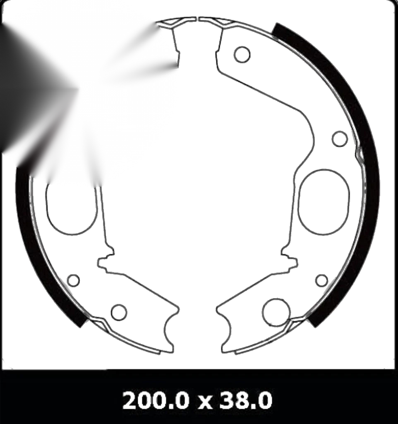 Mitsubishi Pajero Rear Park / Handbrake Shoe Overhaul (1999–2006)