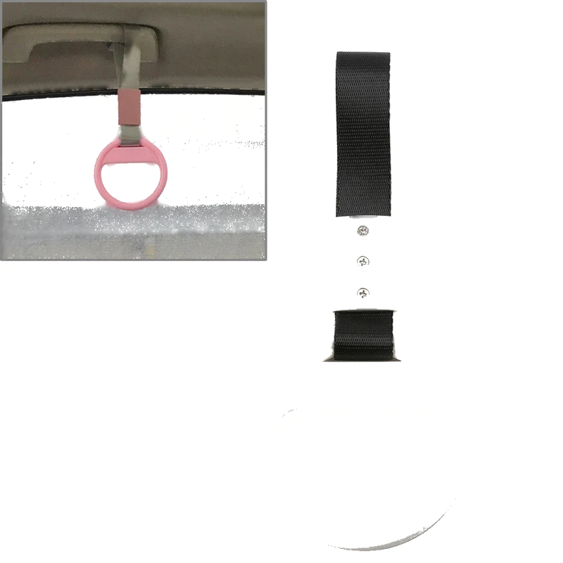 Black & White Ring Train Bus Handle Strap Charm Tool (1 PC)