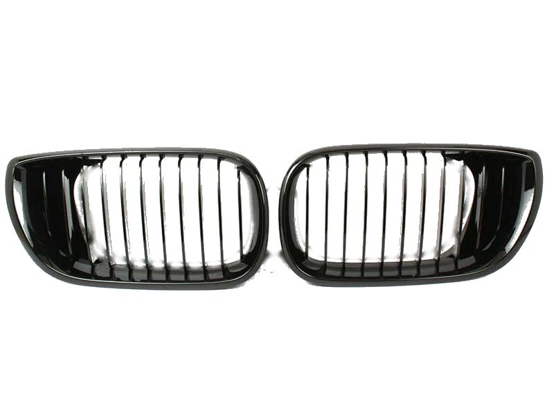BMW 3-Series E46 4D Sedan (2002-2006) Glossy Black Front Bumper Grille