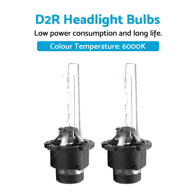 Toyota Honda Mazda Nissan D2R 6000K HID Xenon Headlight Bulbs 35W