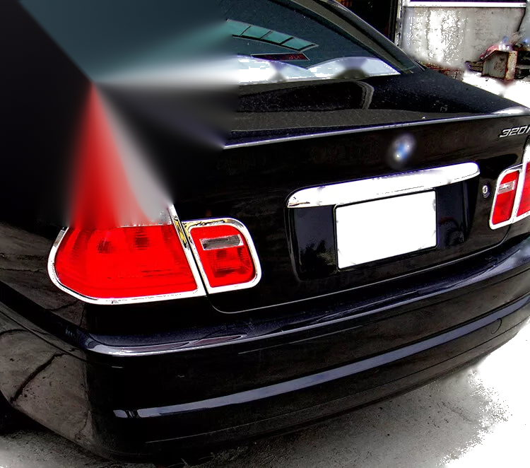 BMW 3 Series E46 Sedan Tail Light Trim Bezel Cover (1998-2001)