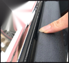 Car 8M V-Type Black Universal Door Glass Window Rubber Seal Strip