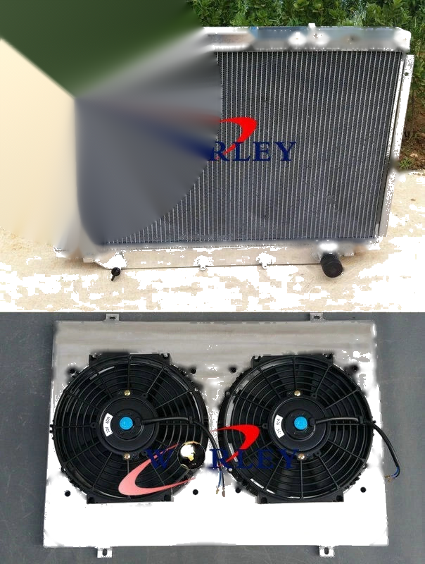 Toyota Land Cruiser 80 Series Aluminum Radiator, Shroud & Fans (1990-1997)