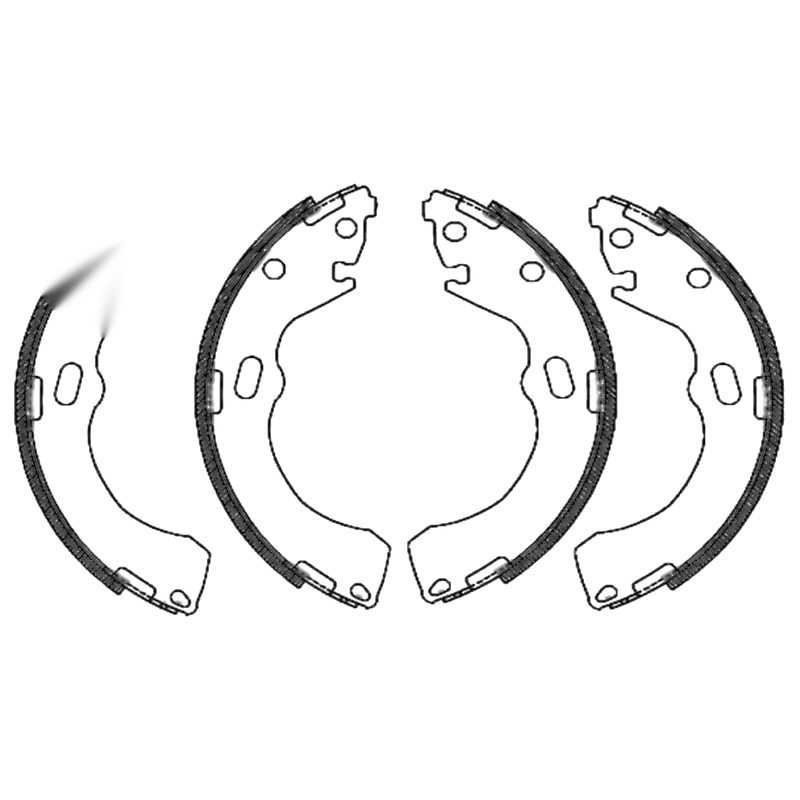 Ford Escape Rear Brake Shoe Set (2001 - 2008)