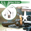 Motorcycle Handlebar Aluminum Alloy Rubber Hand Grips Cover
