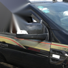 Ford Ranger Carbon Black Rear View Side Mirror Cover Caps (2015-2022)