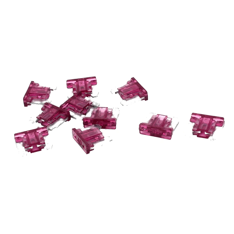 Auto Motorcycle SUV - Burgundy 10 x 40A Mini Blade Fuses