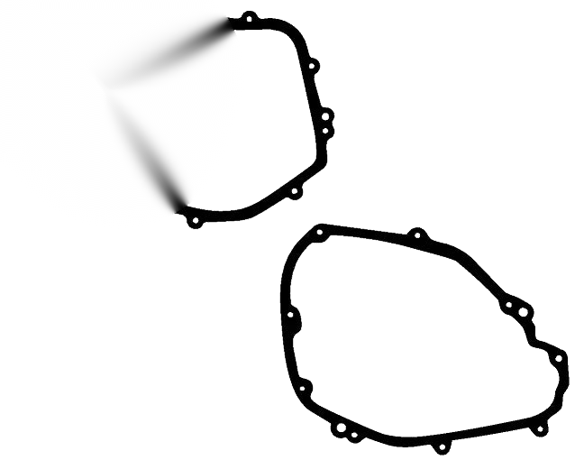 Kawasaki KLR650 KL650 KLR Inner Clutch / Stator Gasket (1996–2018)