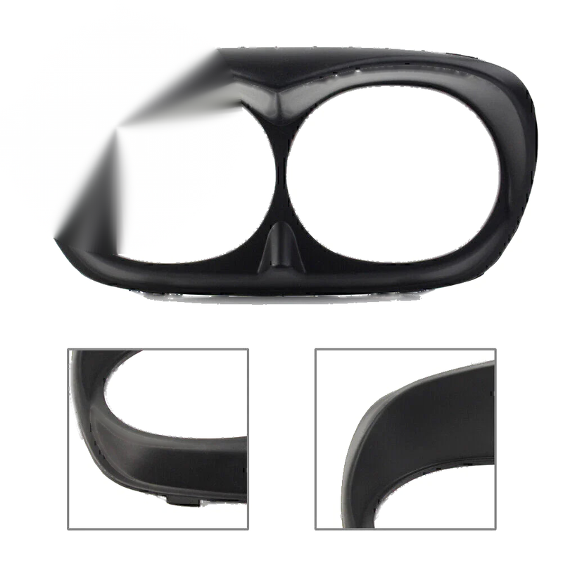Harley Road Glide Dual Headlight Fairing Bezel Trim Cover (1998-2013)