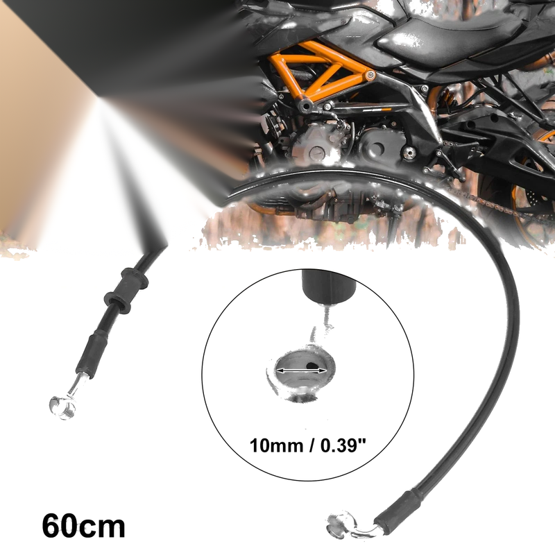 Universal Motorcycle Oil Hose Line Pipe / 60cm / Brake Clutch Hydraulic