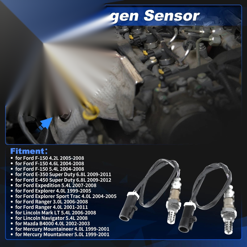 Ford F-150 4.2L Upstream & Downstream O2 Sensors (2005-2008)
