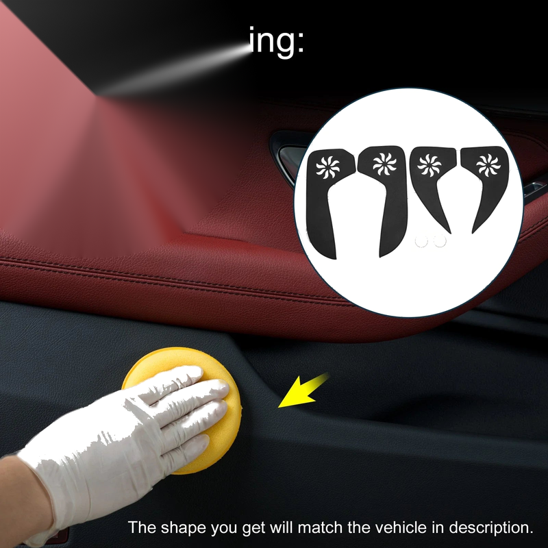 Jeep Cherokee Car Door Anti Kick Pad Sticker Protector (2016)