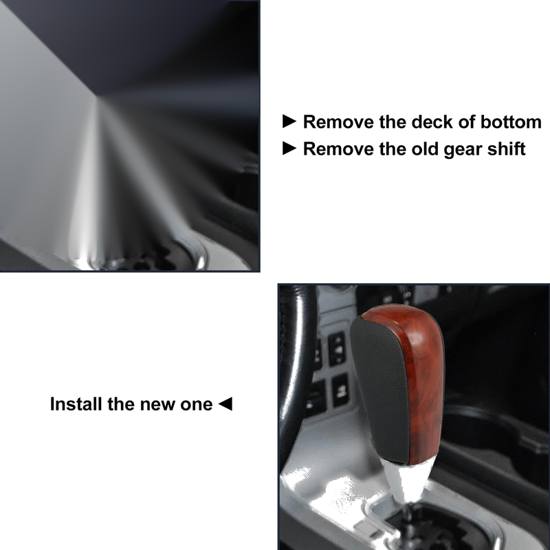 Toyota Land Cruiser (2016-2017) - Grain Red Brown Long Gear Stick Shift