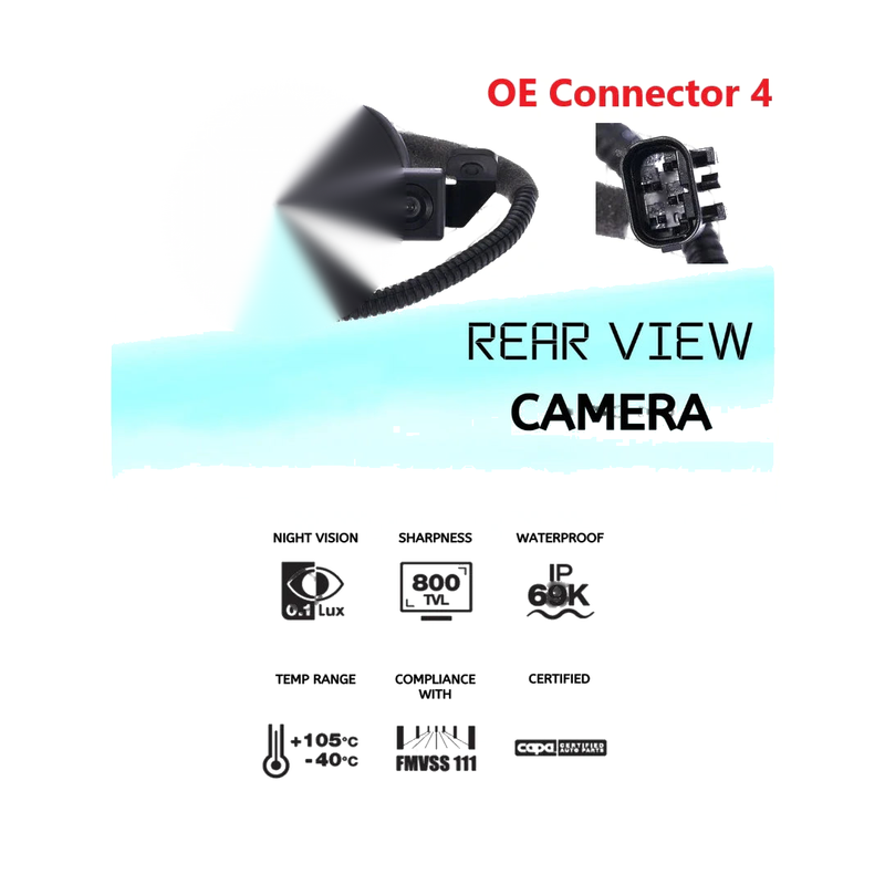 Hyundai Tucson JM, iX35 LM Reverse Camera OE Connector 4 Pins (2010–2021)