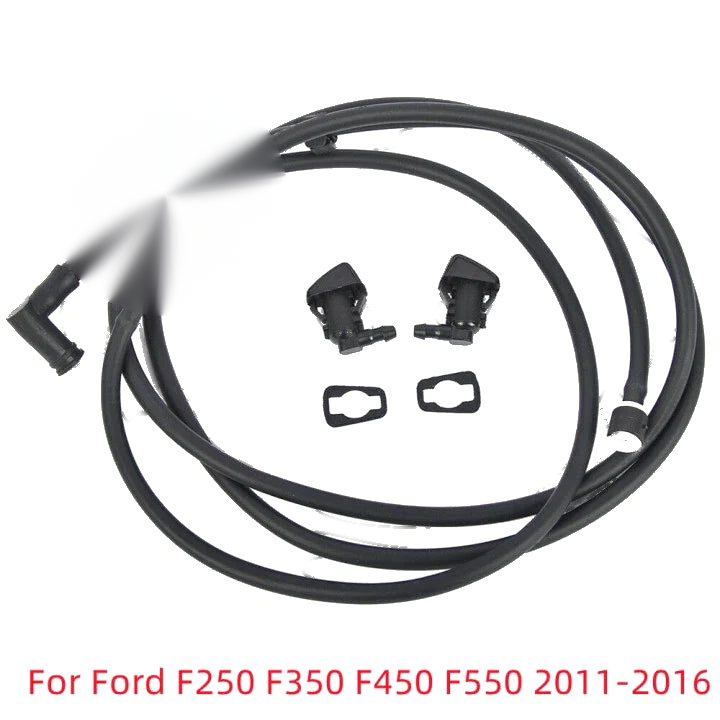 Ford F-250 F-350 Windshield Washer Hose & Jet Nozzles (2011–2016)
