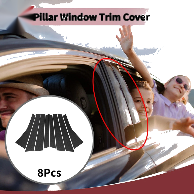 Porsche Cayenne Front Rear Left Right Door Pillar Window Trim (2010 - 2017)